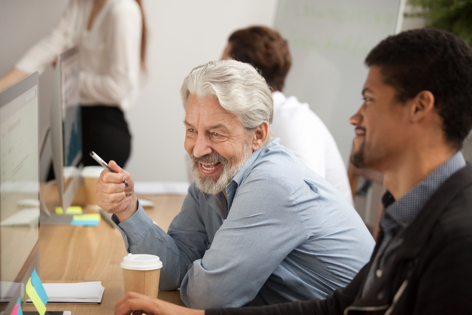 Smiling Employees